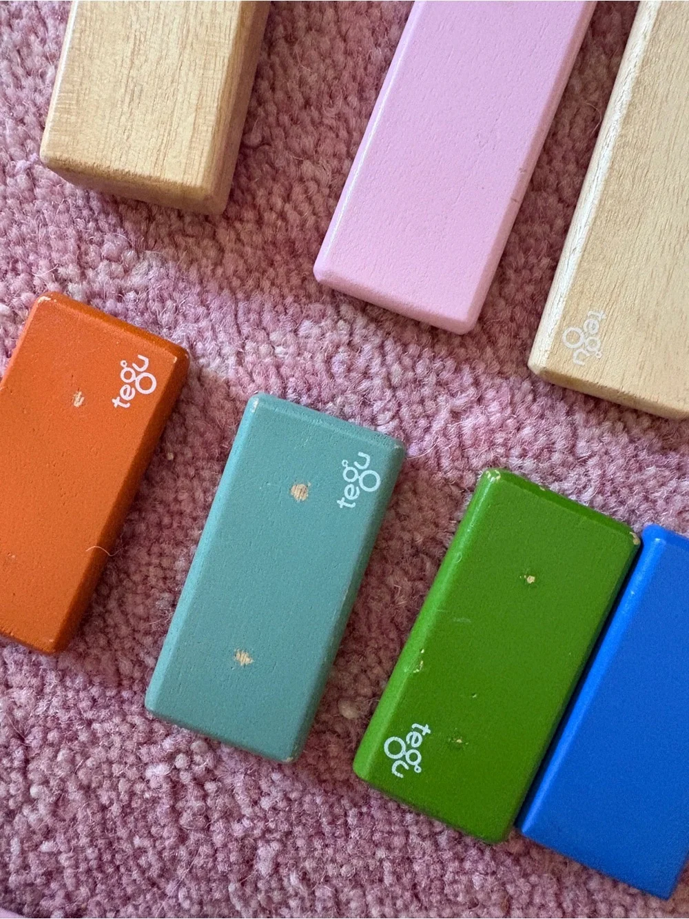 31 Piece Tegu wooden magnetic blocks
